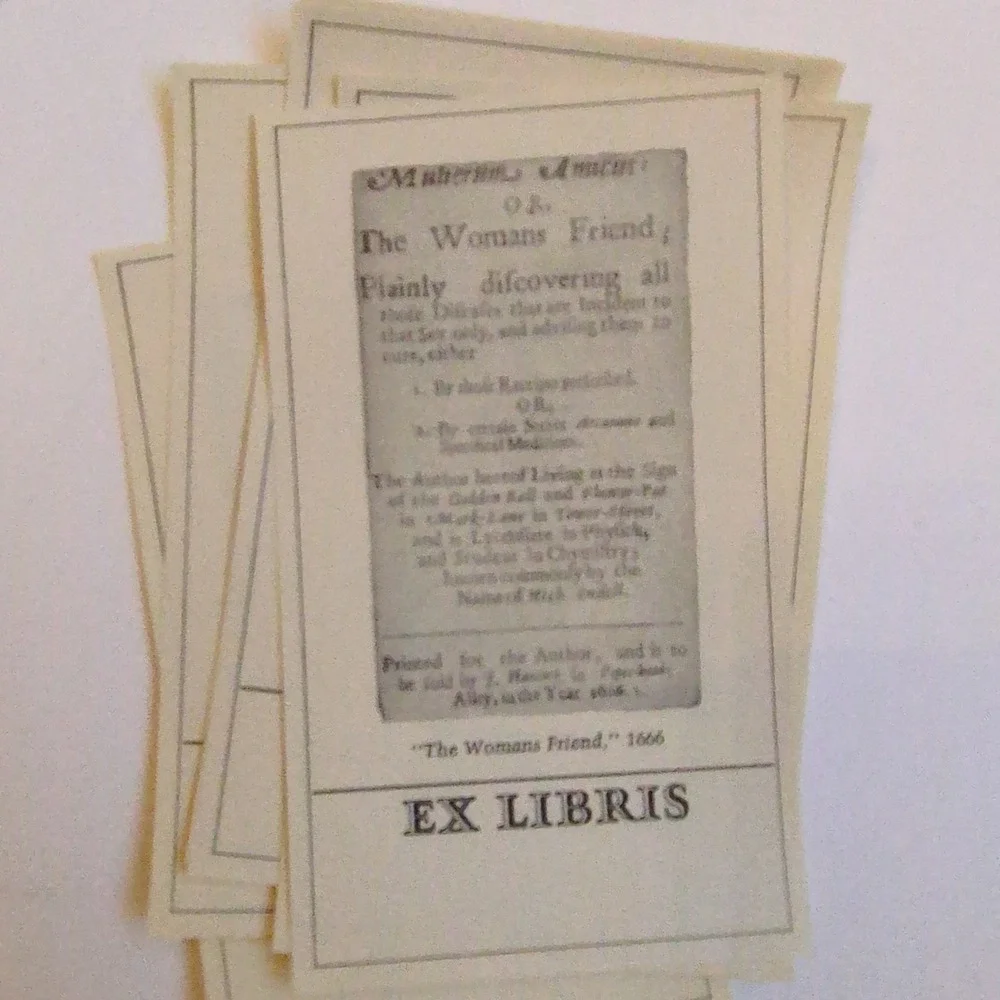 Vintage Antioch Bookplate Company Gum‎ Nameplates Birds Historial Medical Doctor